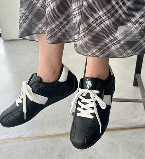 GeeRA（ジーラ）の「【ＵＳ．ＰＯＬＯ．ＡＳＳＮ】ラインスニーカー（スニーカー）」｜詳細画像