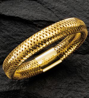 ルフラン（ルフラン）の「１８金メッシュフリーサイズリング（リング）」｜1