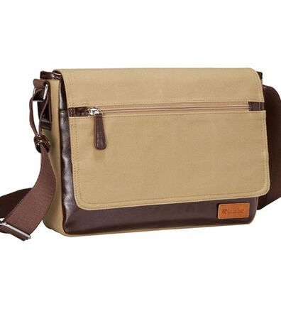 「＜ゴールデンベア＞横型帆布ショルダー（メンズショルダーバッグ）」