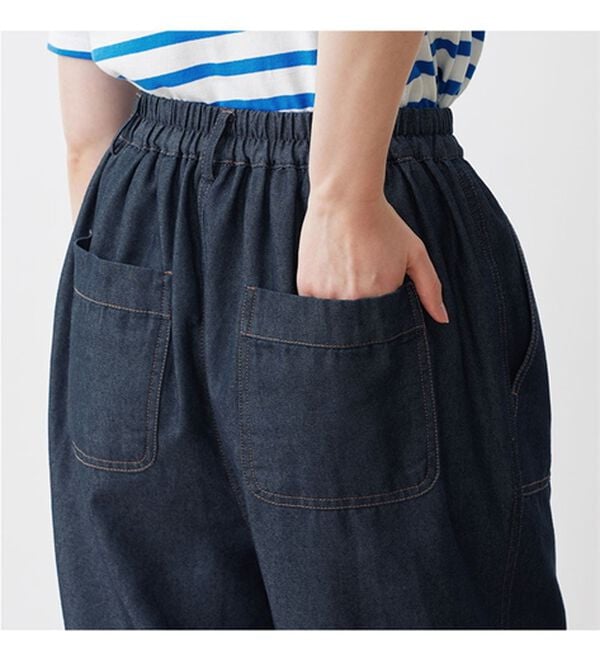 Viola e Viola（ヴィオラ エ ヴィオラ）の「デニム素材ゆるシルエットバルーンパンツ（その他パンツ）」｜詳細画像