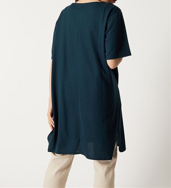 BELLUNA（ベルーナ）の「【接触冷感】かのこ素材タックデザインチュニックワンピース（その他ワンピース）」｜詳細画像