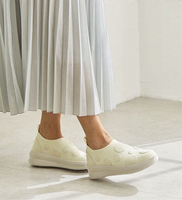 ルフラン（ルフラン）の「＜ゴムゴム＞厚底軽量ニットスニーカー（スニーカー）」｜詳細画像