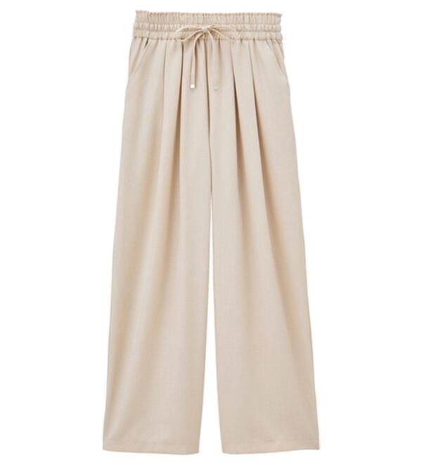 GeeRA（ジーラ）の「【体型カバー】上品なのにラクちんワイドパンツ（フルレングスパンツ）」｜詳細画像