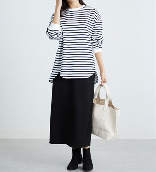 BELLUNA（ベルーナ）の「ふわふわ裏ファーゆったりプルオーバー（カットソー）」｜詳細画像