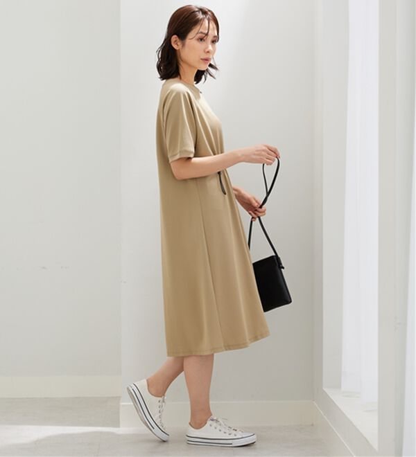 BELLUNA（ベルーナ）の「〈Ｓ／Ｆ〉メッシュ素材ゆったりワンピース（その他ワンピース）」｜詳細画像