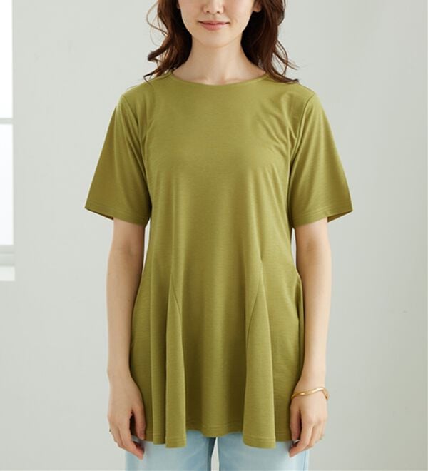 BELLUNA（ベルーナ）の「冷感フレアーシルエットチュニック（チュニック）」｜詳細画像