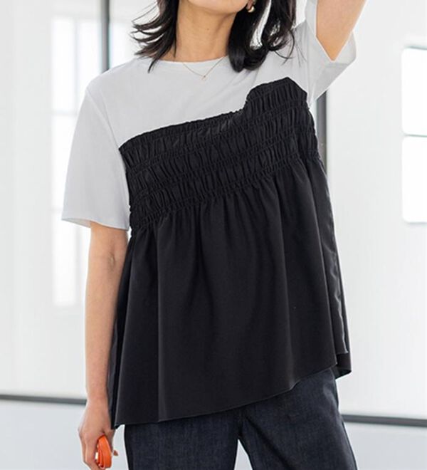 BELLUNA（ベルーナ）の「ビスチェ風ドッキングチュニック（チュニック）」｜詳細画像