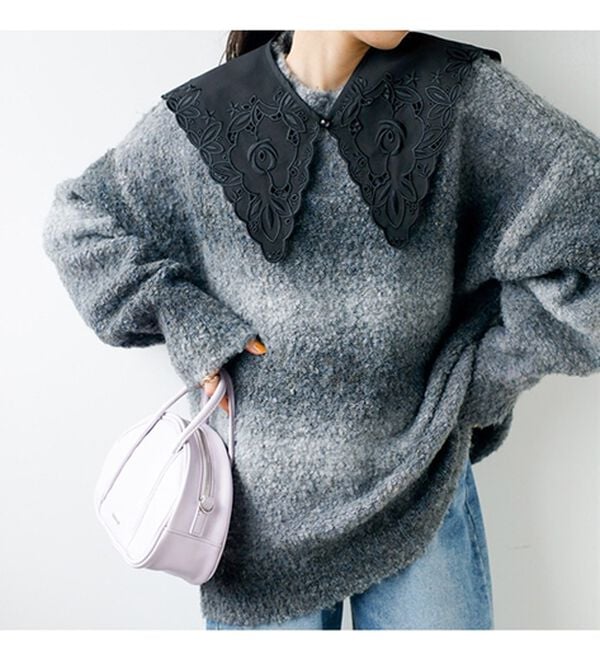 GeeRA（ジーラ）の「カットワーク刺しゅう付け衿（その他ファッション小物）」｜詳細画像