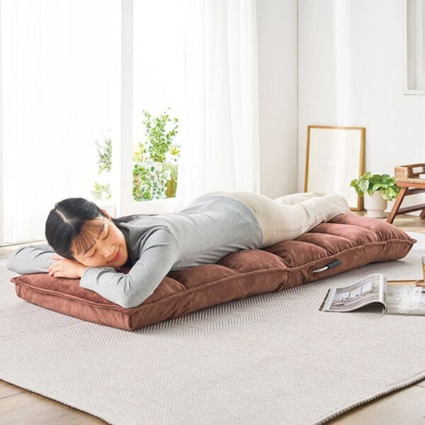 「起き上がりしやすいレバー式もこもこ座椅子（座椅子）」｜詳細画像