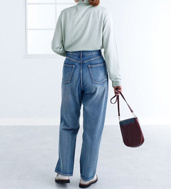 BELLUNA（ベルーナ）の「ラメ調ハイネックプルオーバー（カットソー）」｜詳細画像