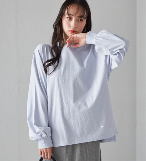 RANAN（ラナン）の「多機能ベーシックオーバーサイズ長袖Tシャツ（Tシャツ）」｜詳細画像