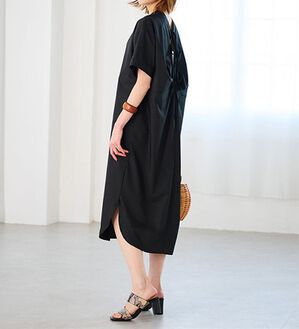 RANAN（ラナン）の「バックツイストワンピース（その他ワンピース）」｜ブラック