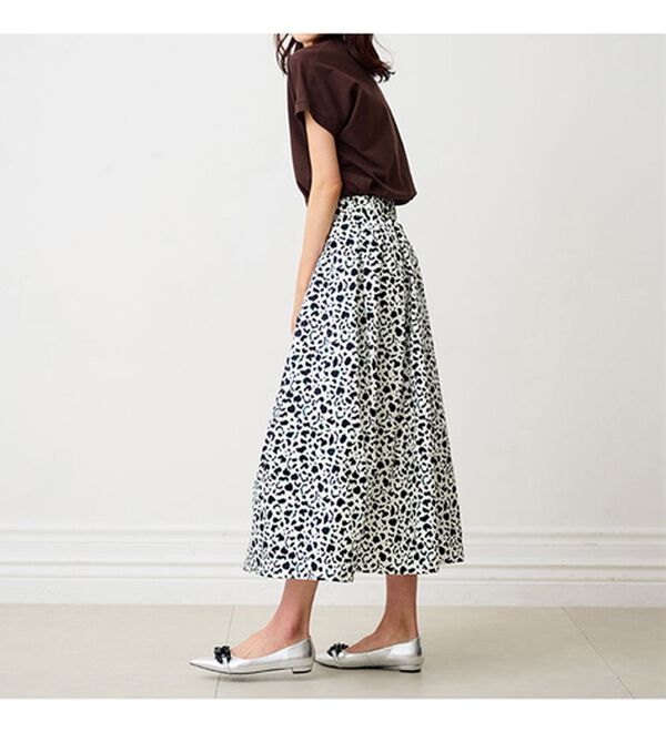 RANAN（ラナン）の「アニマル柄フレアースカート（ロングスカート）」｜詳細画像