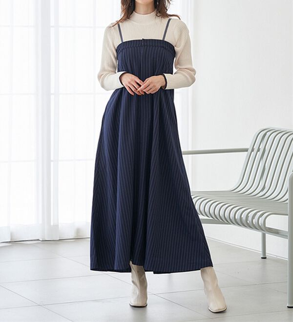 RANAN（ラナン）の「もちもちリブパイピングハイネックニット（ニット・セーター）」｜詳細画像