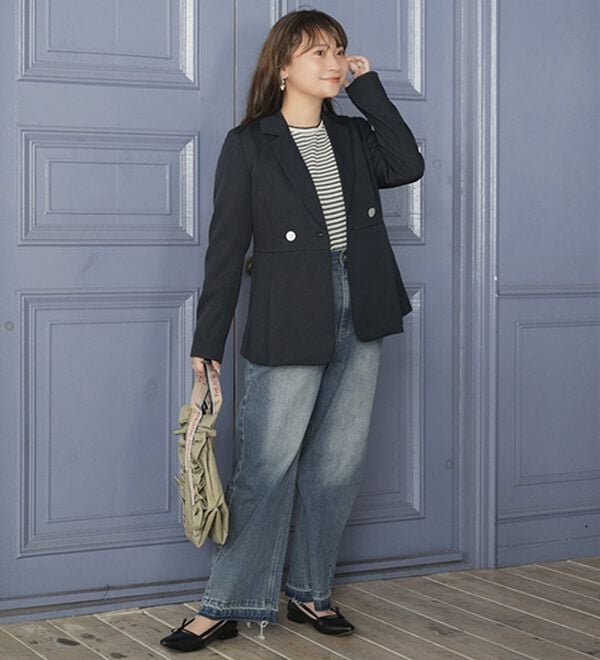 BELLUNA（ベルーナ）の「【Taiyouさんコラボ】＜セットアップ対応＞ペプラムジャケット（その他ジャケット）」｜詳細画像