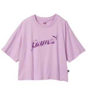 RANAN（ラナン）の「＜ＰＵＭＡ＞ＥＳＳ＋　ＢＬＯＳＳＯＭ　グラフィックＴシャツ（Tシャツ）」｜パープル系