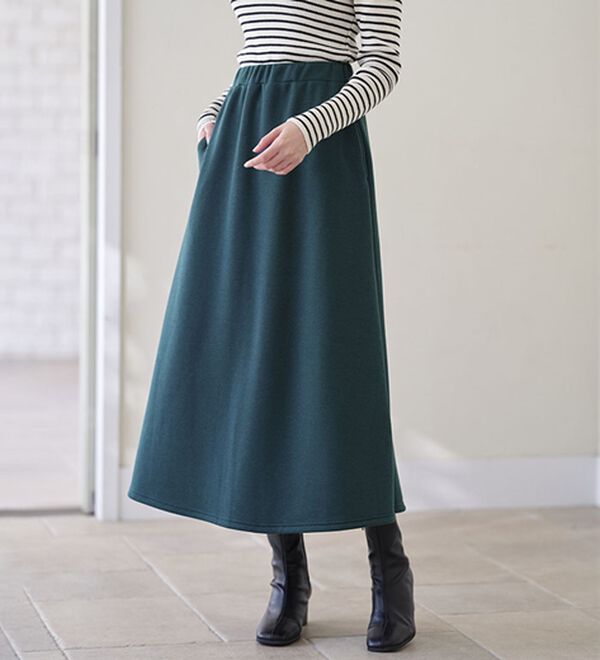 BELLUNA（ベルーナ）の「【毛玉になりにくい】あったかキレイ！大人のこだわりスカート（ロングスカート）」｜詳細画像