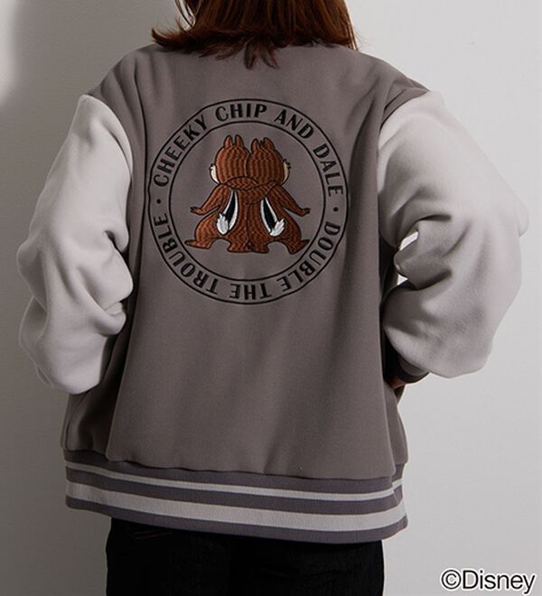 BELLUNA（ベルーナ）の「＜Ｄｉｓｎｅｙ＞【チップ＆デール】フリースボンディングスタジャン（ハーフコート）」｜詳細画像