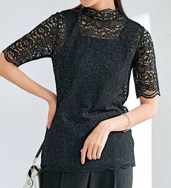 BELLUNA（ベルーナ）の「脱Ｔシャツレースインナー（ブラウス）」｜詳細画像