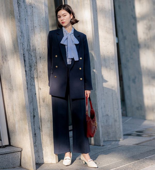 GeeRA（ジーラ）の「【入卒式/セレモニー】着回しベスト＆ジャケットセットスーツ（パンツスーツ）」｜詳細画像