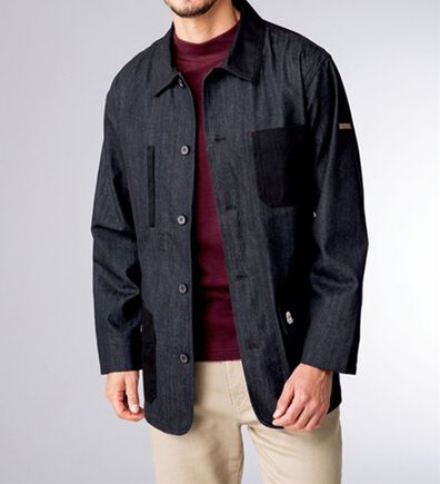 「＜ハッシュパピー＞こっそり多ポケットのデニム見えカバーオール（メンズコート）」