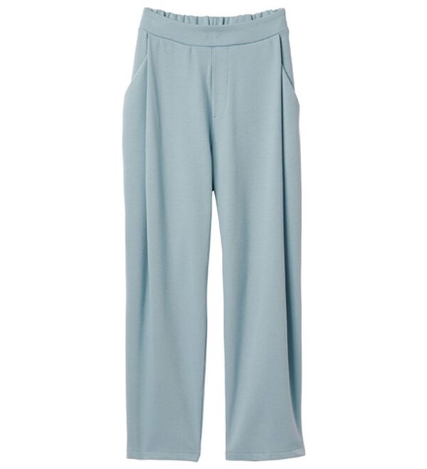 RANAN（ラナン）の「タックデザインパンツ（フルレングスパンツ）」｜ライトブルー