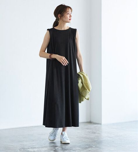 【未使用　タグ付き】袖リボン　ベルスリーブ　ワンピース　タック　20年　36 袖リボン ベルスリーブ ワンピース タック 20年 36