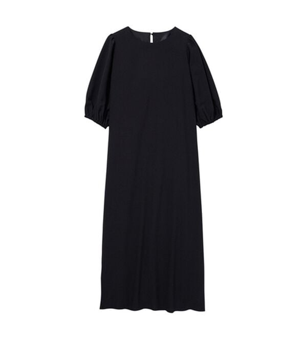 GeeRA（ジーラ）の「ふんわり素材アームスリットフレアーワンピ―ス（その他ワンピース）」｜詳細画像