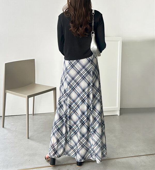 GeeRA（ジーラ）の「シアーチェックキャミワンピース（その他ワンピース）」｜詳細画像