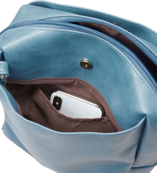 BELLUNA（ベルーナ）の「ガバッと開く！充実収納の３層式ミニショルダー（ショルダーバッグ）」｜詳細画像