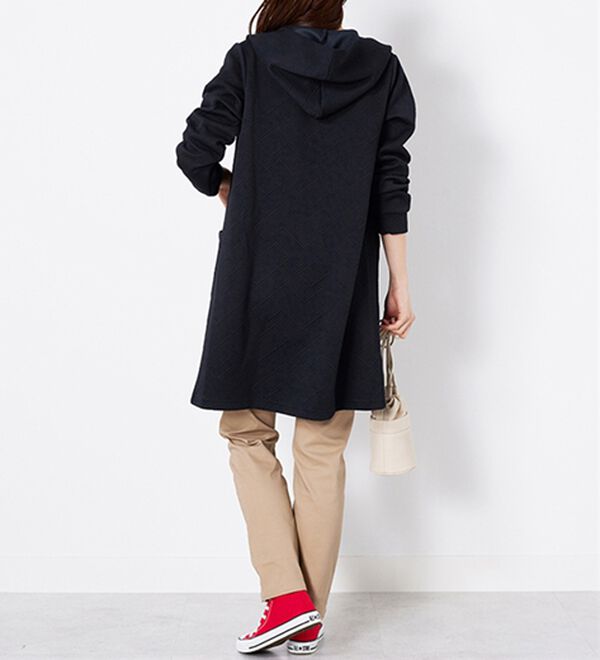 BELLUNA（ベルーナ）の「幾何柄ジャカード素材フードカーディガン（その他カーディガン）」｜詳細画像