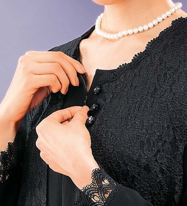 ルフラン（ルフラン）の「【３点セット】ゆとり設計！３点セットスーツ（ブラックフォーマル（喪服・礼服））」｜詳細画像