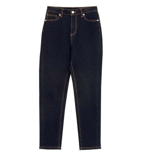 Pierrot（ピエロ）の「【Ｍ～３Ｌ】ストレッチスリムテーパードデニムパンツ（フルレングスパンツ）」｜詳細画像