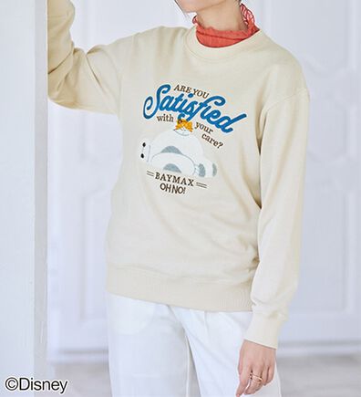 BELLUNA（ベルーナ）の「＜Ｄｉｓｎｅｙ＞【ベイマックス】さがら刺しゅう裏毛トレーナー（カットソー）」