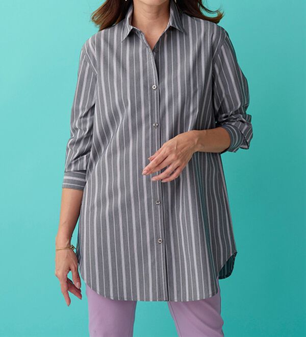 SOLOTEX（R）＞ストレッチビッグシャツ - ベルーナ【公式】