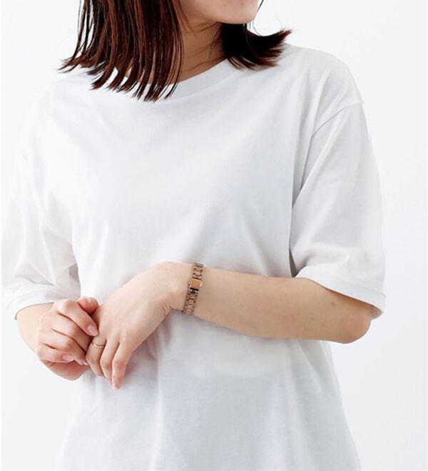 BELLUNA（ベルーナ）の「サイドリボン透かし編ベストアンサンブル（アンサンブル）」｜詳細画像