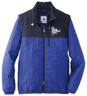 「＜ルコックスポルティフ＞ヒートナビ中わた２ＷＡＹブルゾン（メンズブルゾン）」｜ブルー