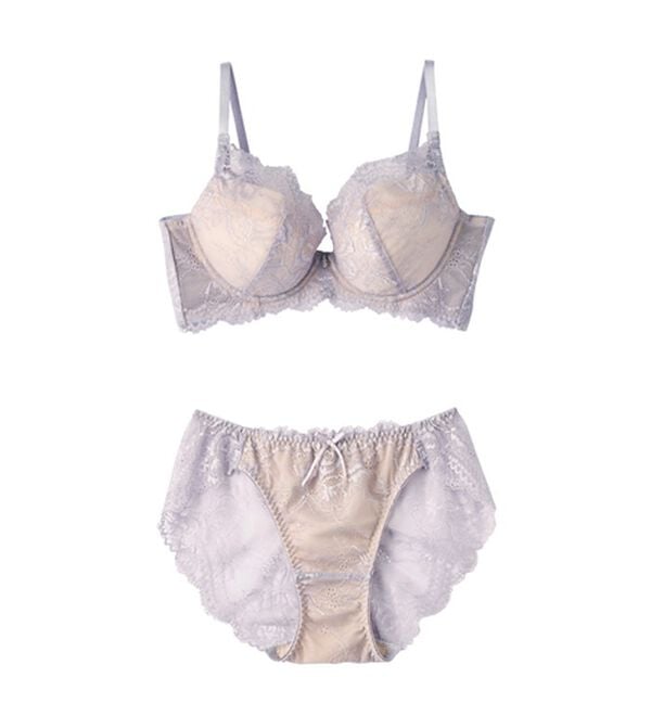 YU'NOW（ユナウ）の「上向きバストの美谷間ブラ＆ショーツ（ブラジャー＆ショーツセット）」｜詳細画像