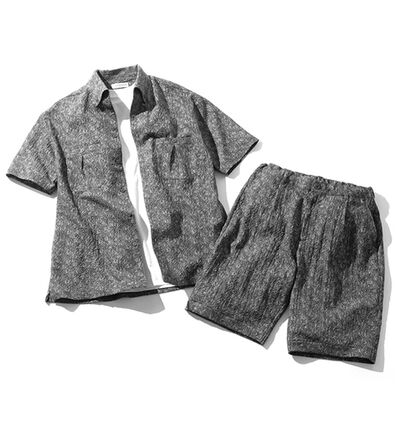 「華やかサッカーセットアップ（メンズルームウェア）」