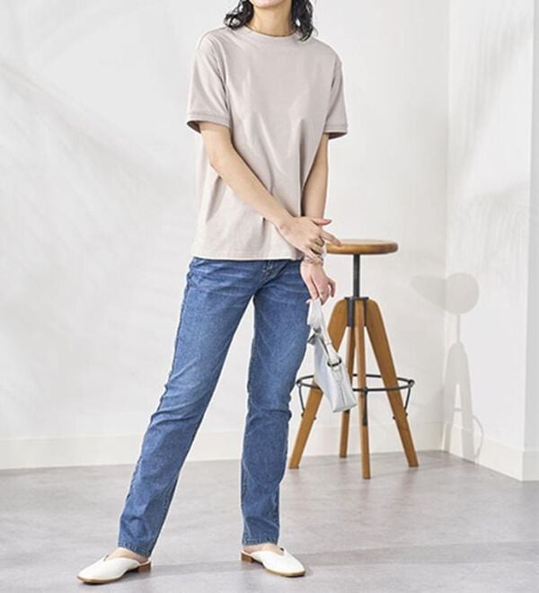 BELLUNA（ベルーナ）の「綿１００％大人顔サマ見えＴシャツ（Tシャツ）」｜詳細画像
