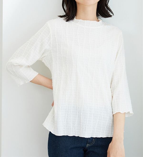 BELLUNA（ベルーナ）の「【2点セット】ジャカードプルオーバー＆ジャンスカセット（アンサンブル）」｜詳細画像