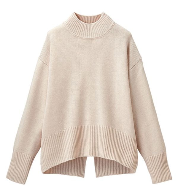 GeeRA（ジーラ）の「バックスリットニットトップス（ニット・セーター）」｜詳細画像