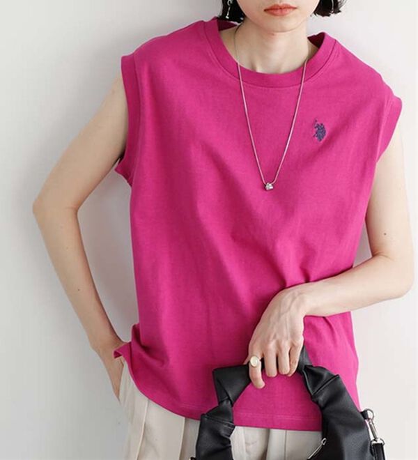 GeeRA（ジーラ）の「【Ｕ．Ｓ．　ＰＯＬＯ　ＡＳＳＮ．】ノースリＴシャツ（タンクトップ・キャミソール）」｜詳細画像