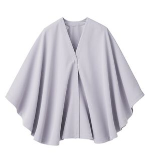 RANAN（ラナン）の「ジャケット代わりになる着るストール（その他カーディガン）」｜ライトグレー