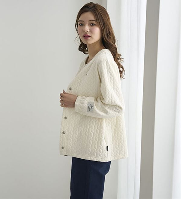 BELLUNA（ベルーナ）の「【ＰＯＬＯ　ＢＣＳ】ジャカード素材カーディガン（その他カーディガン）」｜詳細画像