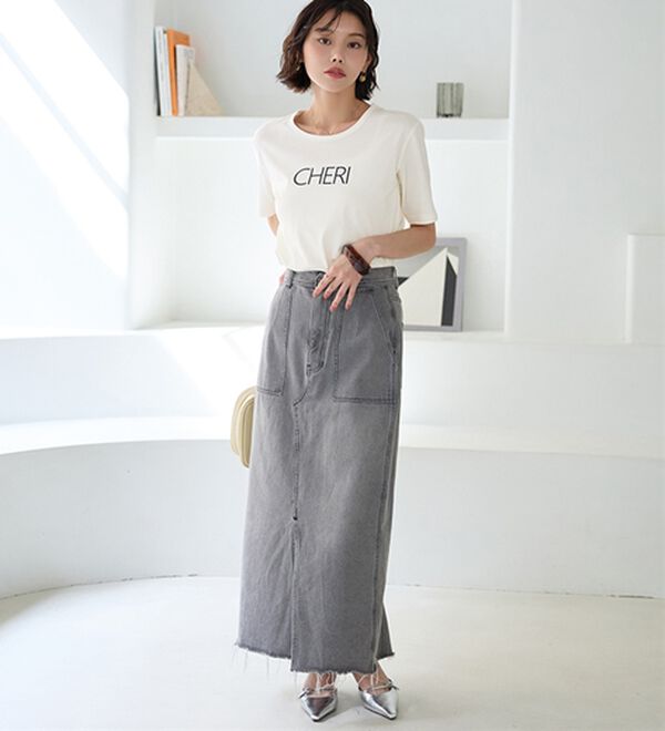 BELLUNA（ベルーナ）の「綿１００％プリントＴシャツ（Tシャツ）」｜詳細画像