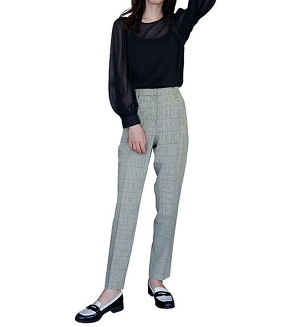 RANAN（ラナン）の「洗える！タックテーパードパンツ（テーパードパンツ）」｜詳細画像