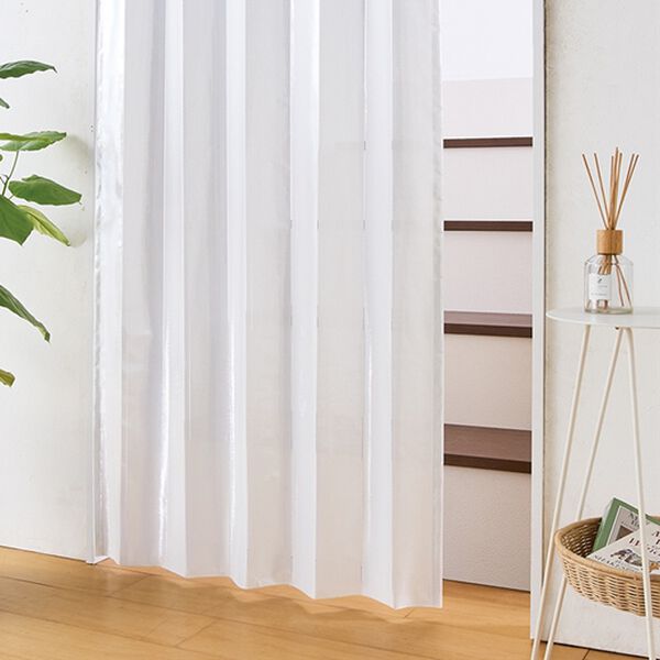 「エコファイン使用断熱保温アコーディオンカーテン（レースカーテン）」｜詳細画像