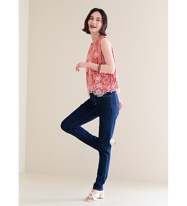 RANAN（ラナン）の「ひんやり！レース使いプルオーバー（ブラウス）」｜詳細画像