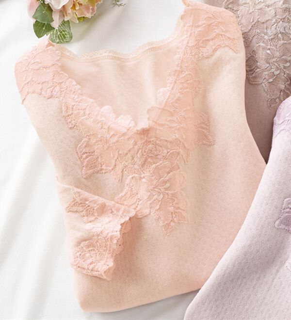 「【日本製】ふんわり暖かインナー・ボトム（肌着・インナーウェア）」｜インナーピンク